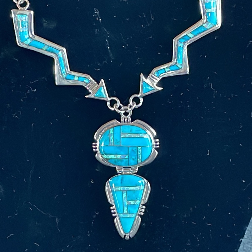 Turquoise & Opal Necklace